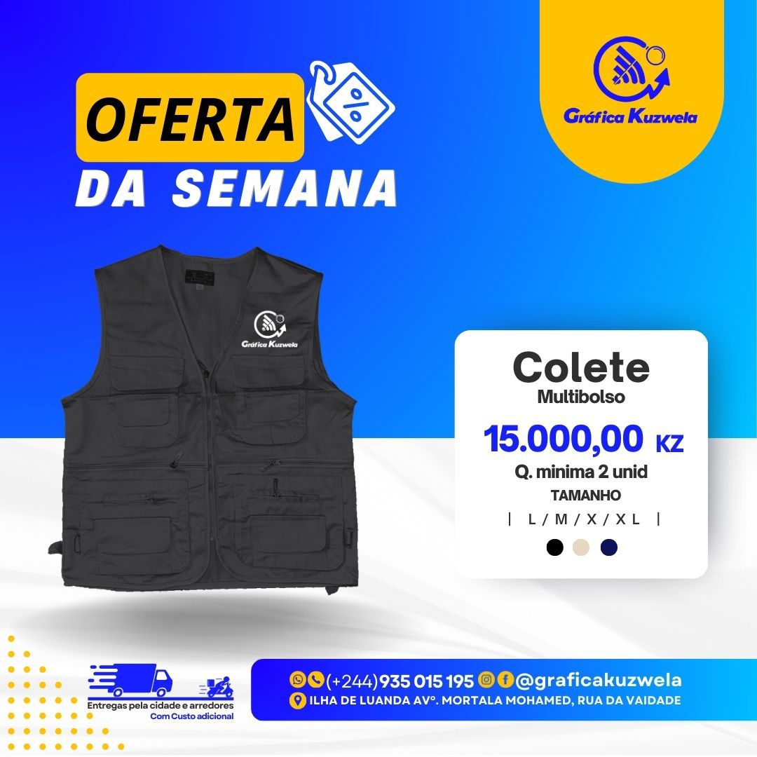Colete Multibolso